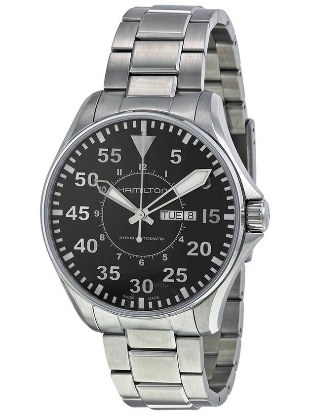 Hamilton Khaki Pilot Automatic Black Dial Men's Watch H64715135 - HAMILTON - BALAAN 1