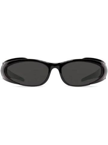Eyewear Reverse Expander Rectangle Sunglasses Black - BALENCIAGA - BALAAN 1