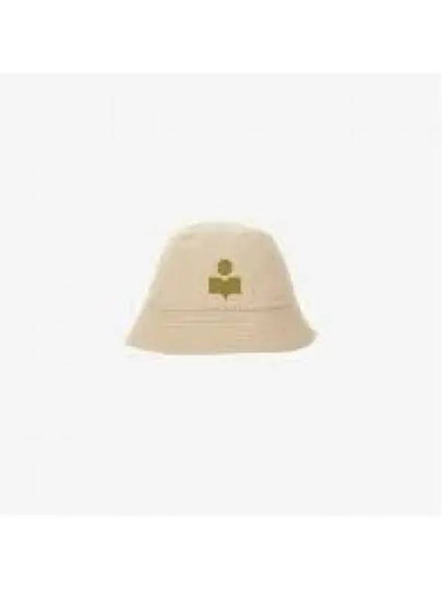 Hailey Embroidered Logo Bucket Hat Beige - ISABEL MARANT - BALAAN 2