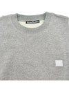 Forba Face Crewneck Logo Sweatshirt Grey - ACNE STUDIOS - BALAAN 6