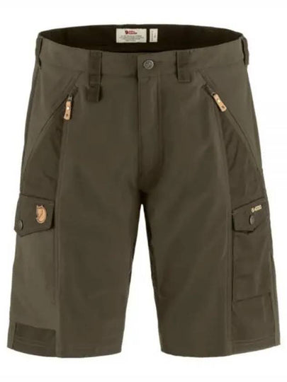 Men's Abisko Shorts Dark Olive - FJALL RAVEN - BALAAN 2