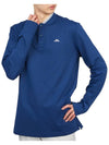 Tyson Golf Collar Long Sleeve T-Shirt Navy - J.LINDEBERG - BALAAN 6