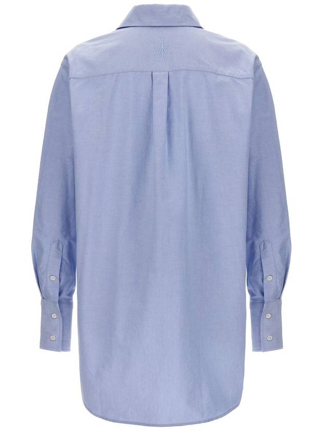 Oversized Long Sleeve Shirt Light Blue - JW ANDERSON - BALAAN 3