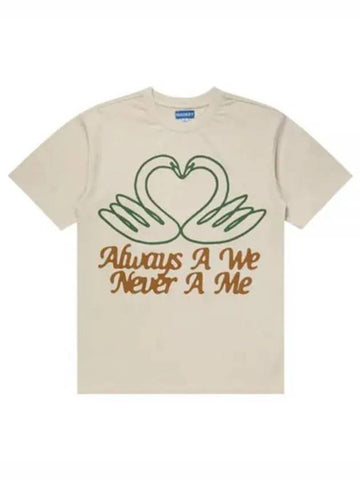 399001351 ECRU ALWAYS WE T shirt - MARKET - BALAAN 1