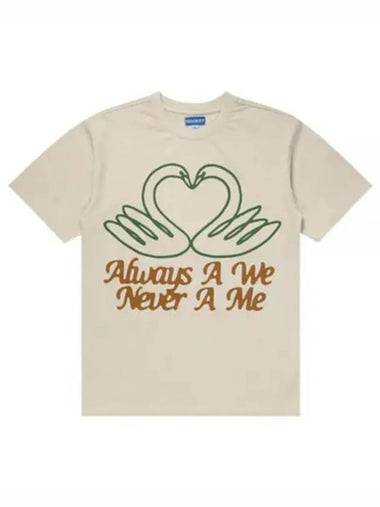 399001351 ECRU ALWAYS WE T shirt - MARKET - BALAAN 1