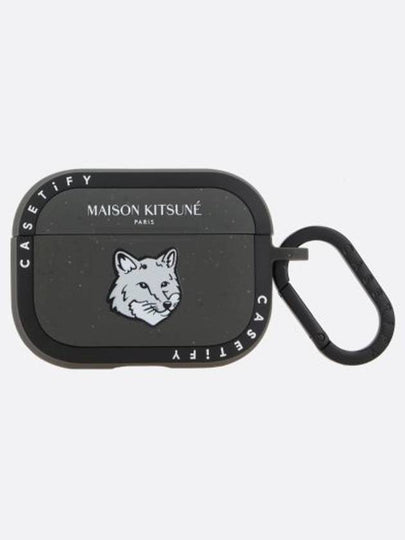 Bold Foxhead Airpods Pro Case Black - MAISON KITSUNE - BALAAN 2