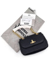 Logo Small Chain Cross Bag Black - VIVIENNE WESTWOOD - BALAAN 8