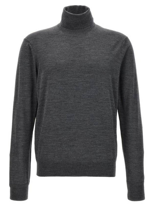 Fine Wool Pullover Turtleneck Gray - TOM FORD - BALAAN 1