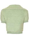 Le Campana Cropped Cardigan Light Green - JACQUEMUS - BALAAN 4