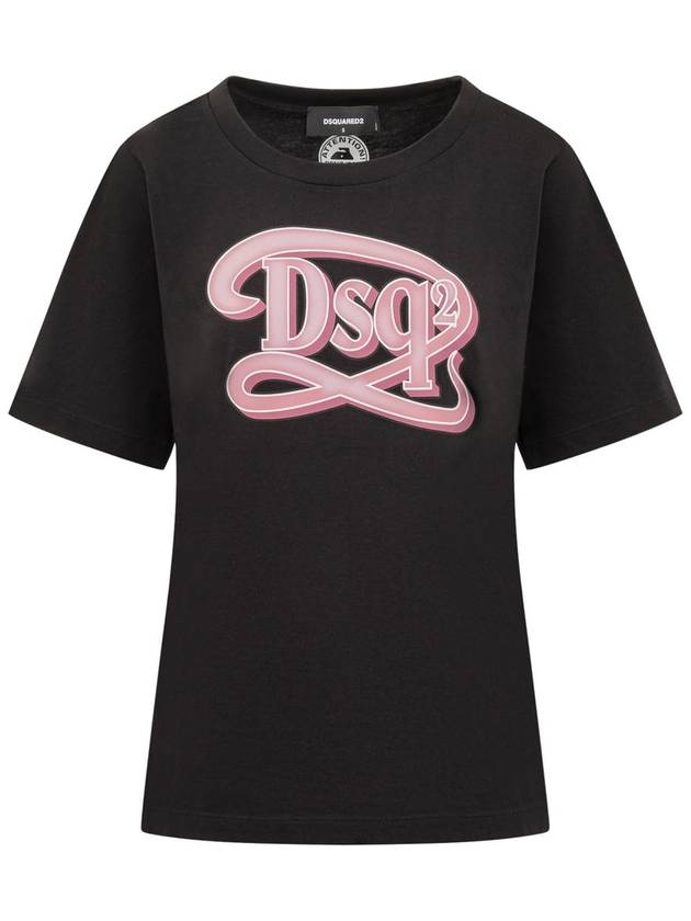 Short Sleeve T-Shirt S72GD0518S24668900 Black - DSQUARED2 - BALAAN 2