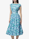 Women s Floral Balloon Fit Midi One Piece Light Blue ABMA1156A0UTC325REB21 - MARNI - BALAAN 1