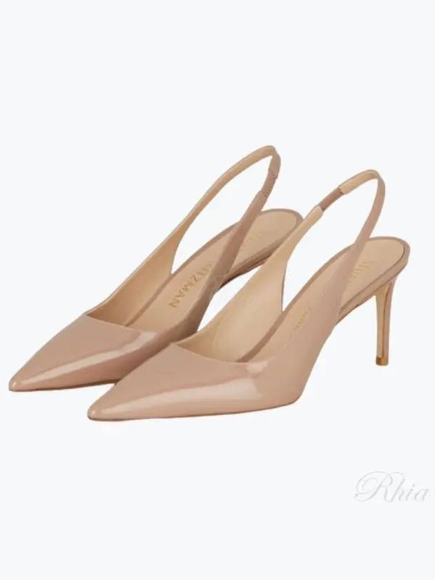 75 leather slingback heel sling PUMP pattern AJM - STUART WEITZMAN - BALAAN 1