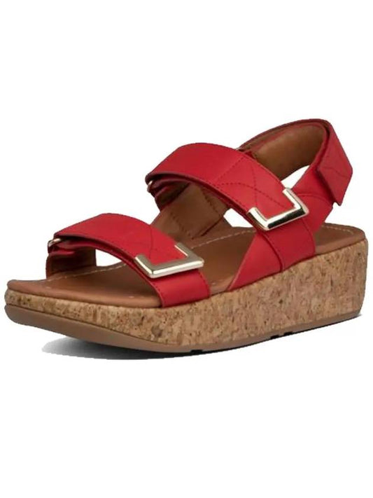 Remy backstrap sandals red leather women - FITFLOP - BALAAN 1