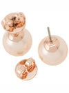 Crystal Pearl Stud Earrings Rose - TORY BURCH - BALAAN 4