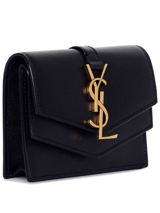 Sulpice Card Half Wallet 553560 02G0W 1000 Black - SAINT LAURENT - BALAAN 2