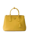 Large Galleria Bag Sunny Yellow - PRADA - BALAAN 1