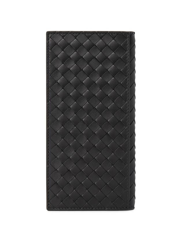 Intrecciato Continental Long Wallet Black - BOTTEGA VENETA - BALAAN 3