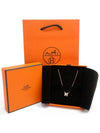 Mini Pop H Pendant Rose Gold & Blanc - HERMES - BALAAN 2