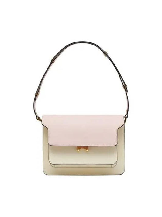 Saffiano Medium Trunk Shoulder Bag Beige - MARNI - BALAAN 2