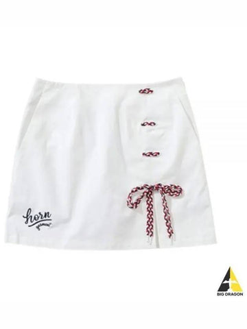 Golf wear women s skirt HCW 2A AE05 white - HORN GARMENT - BALAAN 1