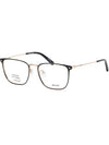 Titanium glasses frame BY5058D 002 square metal frame ultra light - BALLY - BALAAN 7