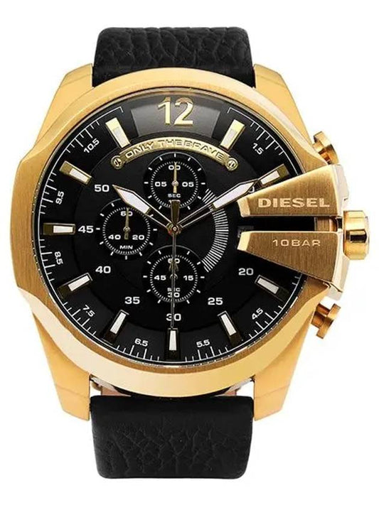 Men's Mega Chief Quartz Analog Watch Black - DIESEL - BALAAN 2