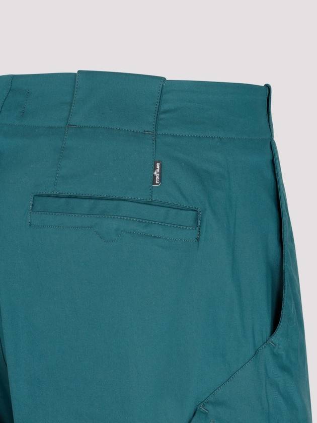 Shadow Project Cotton Nylon Ripstop Cargo Pants Green - STONE ISLAND - BALAAN 4