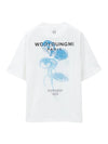 Jellyfish Bag Logo Cotton Short Sleeve T-Shirt White - WOOYOUNGMI - BALAAN 1