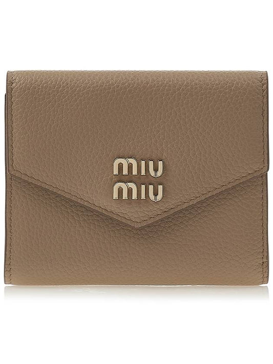 Women's Grain Leather Bicycle Wallet 5MH040 2DT7 F0036 - MIU MIU - BALAAN 1