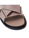 Fussbett Sandals Dessert Beige - MARNI - BALAAN.