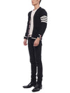 Wool 4-Bar Cardigan Black - THOM BROWNE - BALAAN 5