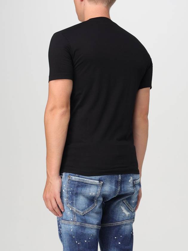 T-shirt Dsquared2 in jersey di cotone con stampa logo - DSQUARED2 - BALAAN 3