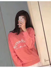 Embroidered Logo sweatshirt pink - BURBERRY - BALAAN 5