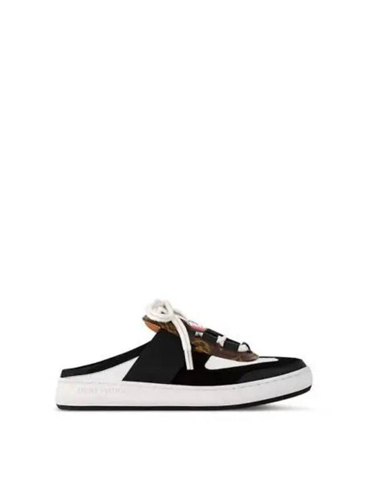 Lous Open Back Low-Top Sneakers Black - LOUIS VUITTON - BALAAN 2