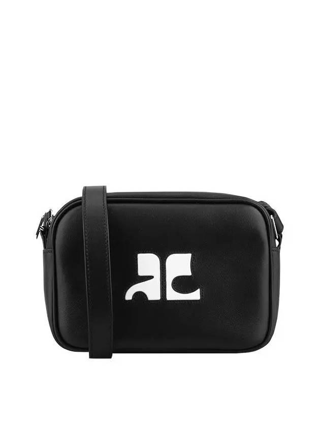 Leather Top Handle Cross Bag Black - COURREGES - BALAAN 3