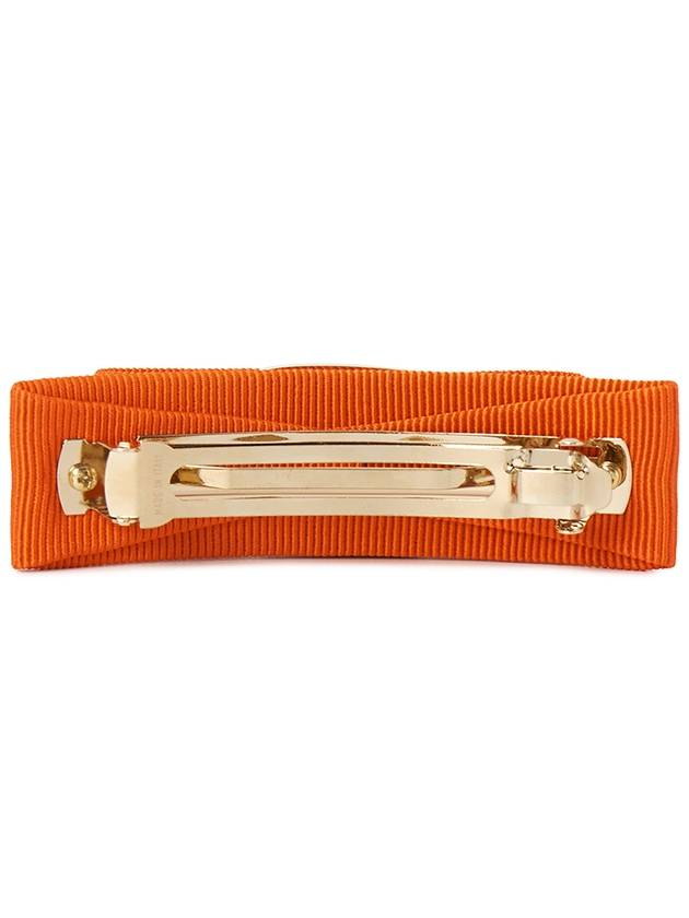 Vara Bow Hair Clip Orange - SALVATORE FERRAGAMO - BALAAN 3