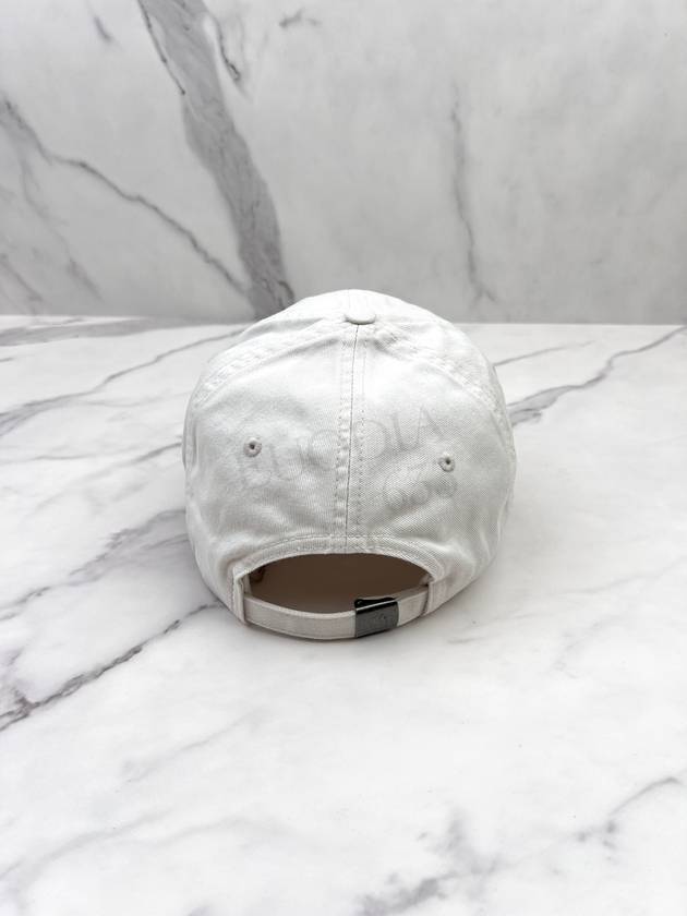 SS24 Men's WIP Madison Logo Cap Off-White I023750 0D3XX - CARHARTT - BALAAN 8