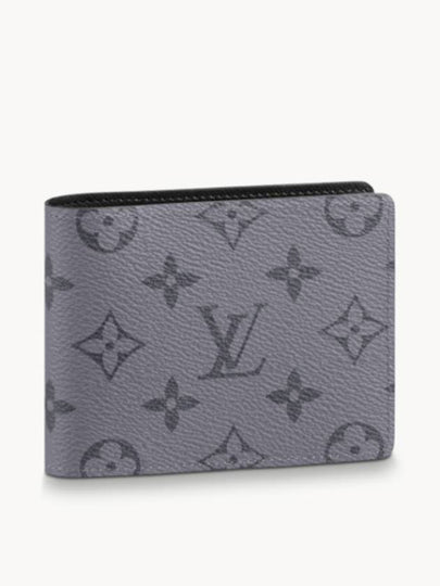 Monogram Eclipse Reverse Slender Half Wallet Grey - LOUIS VUITTON - BALAAN 2