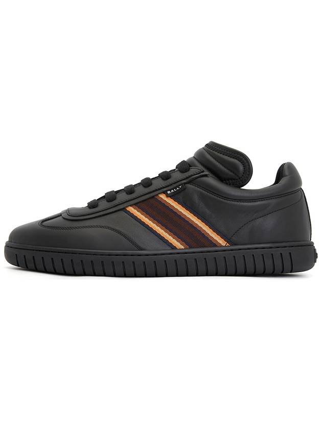 Parrel Ribbon Low Top Sneakers Black - BALLY - BALAAN 5