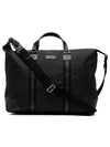 Canvas Travel Boston Large Tote Bag Black - GUCCI - BALAAN 3