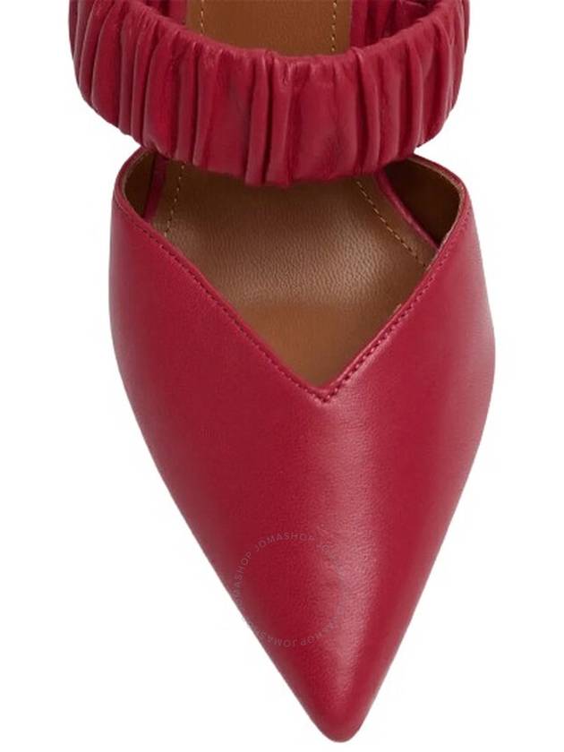 Malone Souliers Ladies Matilda 85 Pointed Leather Mules in Cherry/Cherry, Brand Size 37 ( US Size 7 ) - MALONE SOULIERS - BALAAN 3