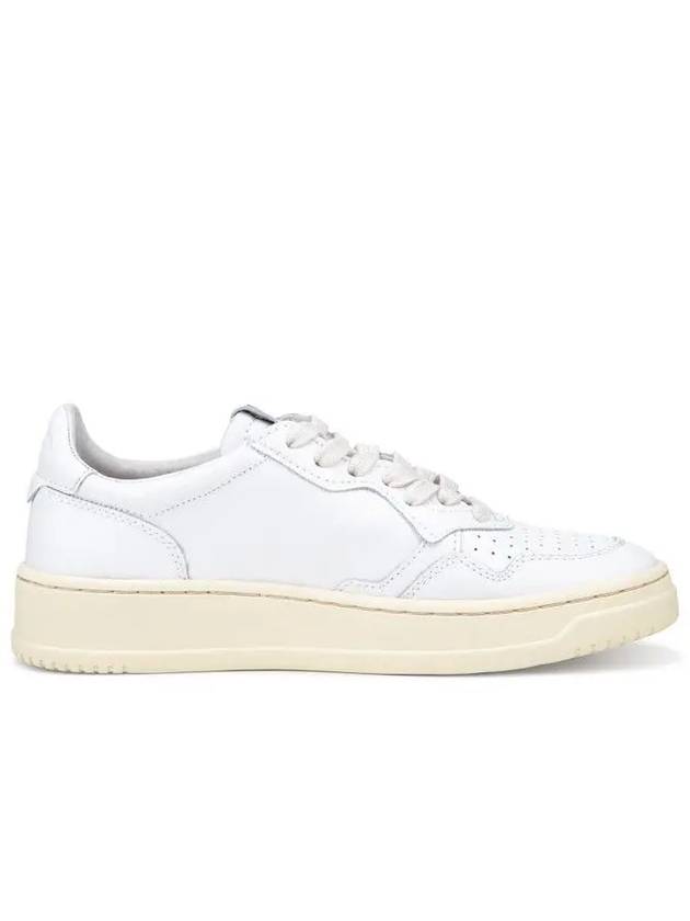 Medalist Leather Low Top Sneakers White - AUTRY - BALAAN 3