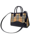 Baby Title Plaid Strap Tote Bag Beige Black - BURBERRY - BALAAN 5