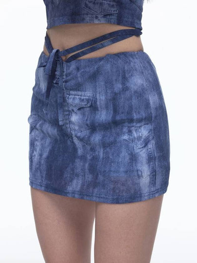 Denim Mesh Mini SK BL - DILETTANTISME - BALAAN 2