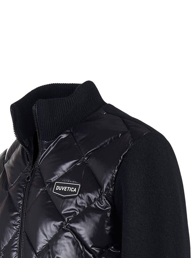 African Logo Quilted Down Jacket Black - DUVETICA - BALAAN 6