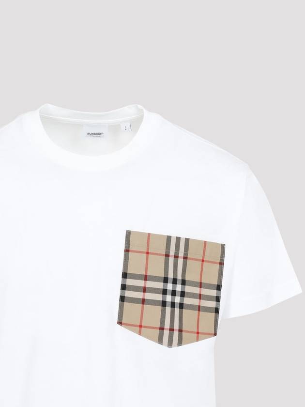 Long Sleeve T-Shirt 8073031A1464 WHITE - BURBERRY - BALAAN 3