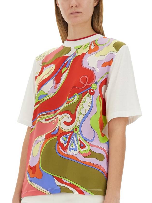 T-SHIRT WITH PRINT - EMILIO PUCCI - BALAAN 4