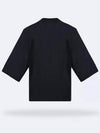Women's Bear Print Crop Short Sleeve T-Shirt Black - PALM ANGELS - BALAAN.