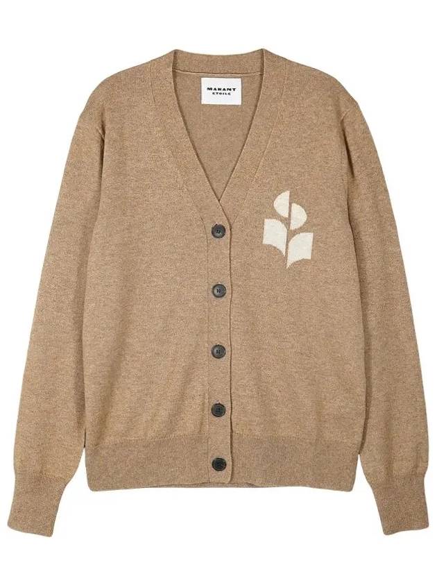 Karin Cotton Cardigan Camel - ISABEL MARANT ETOILE - BALAAN 2