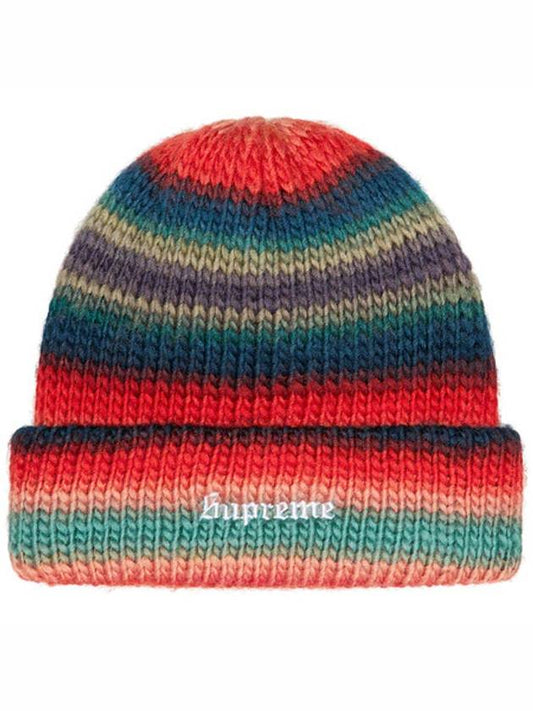 Ombre Stripe Beanie Navy - SUPREME - BALAAN 1